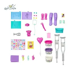 ست بازی کلینیک با عروسک باربی سری Mattel