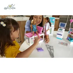 ست بازی کلینیک با عروسک باربی سری Mattel