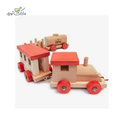 قطار اسباب بازی چوبی سپتا