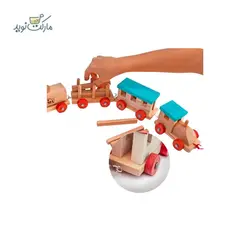 قطار اسباب بازی چوبی سپتا
