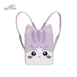 عروسک نانانا سورپرایز مدل Fuzzy Lavender Kitty سری BackPack