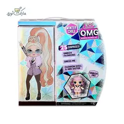 عروسک LOL Surprise مدل Big Wig و Madame Queen سری OMG Winter Chill