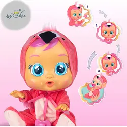 عروسک گریه ای 27 سانتی Cry Baby مدل Fancy با موی ابریشمی