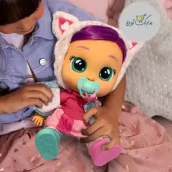 عروسک گریه ای 27 سانتی Cry Baby مدل Daisy با موی ابریشمی