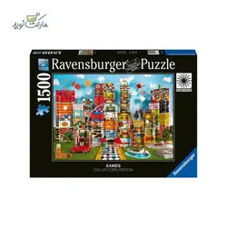 پازل بازی 1500 تکه Ravensburger مدل خانه های کارتی ایمز