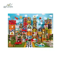 پازل بازی 1500 تکه Ravensburger مدل خانه های کارتی ایمز