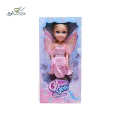 عروسک پری Glimma Girlz مدل Winter Fairy با لباس صورتی