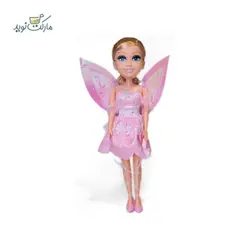 عروسک پری Glimma Girlz مدل Winter Fairy با لباس صورتی