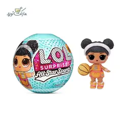 عروسک LOL Surprise مدل Stars of Basketball آبی سری All Star Sports