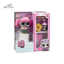 عروسک حیوان‌ خانگی‌ LOL Surprise سری Hair Hair Hair با موی صورتی