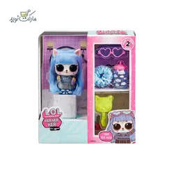 عروسک حیوان‌ خانگی‌ LOL Surprise سری Hair Hair Hair با موی آبی