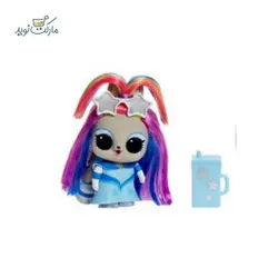 عروسک حیوان‌ خانگی‌ LOL Surprise سری Hair Hair Hair با موی رنگین کمانی