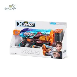 تفنگ‌ بازی ایکس شات مدل Griefer Shark Thrasher سری Skins