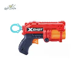 تفنگ بازی دوقلو ایکس شات مدل Fury 4 رنگ قرمز