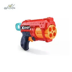 تفنگ بازی دوقلو ایکس شات مدل Fury 4 رنگ قرمز