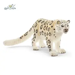عروسک حیوان مینیاتوری مدل پلنگ برفی Schleich