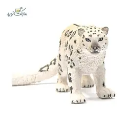 عروسک حیوان مینیاتوری مدل پلنگ برفی Schleich