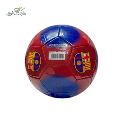 توپ فوتبال بارسلونا رنگ قرمز آبی