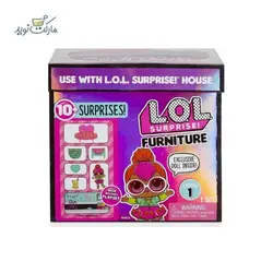 عروسک باکسی LOL Surorise مدل Neon Q.T Doll سری Furniture Meubles