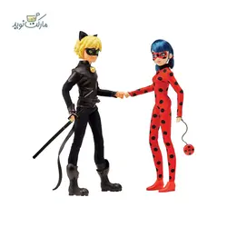 عروسک 26 سانتی مدل دختر کفشدوزکی و گربه سیاه سری Miraculous