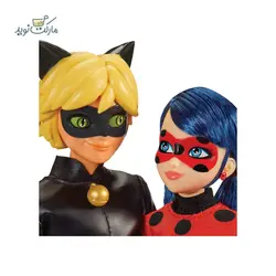 عروسک 26 سانتی مدل دختر کفشدوزکی و گربه سیاه سری Miraculous