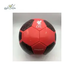 توپ فوتبال لیورپول رنگ قرمز و مشکی