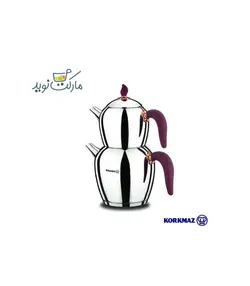 ست کتری و قوری استیل کرکماز مدل Şehnaz بنفش