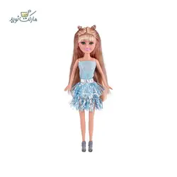 عروسک اسپارکل دامن آبی سری sequin wardrobe carry case