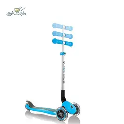 اسکوتر تاشو Globber مدل Primo Foldable رنگ آبی آسمانی