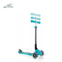 اسکوتر تاشو Globber مدل Primo Foldable رنگ فیروزه ای