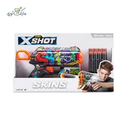تفنگ بازی ایکس شات گرافیتی مدل Flux سری Skins