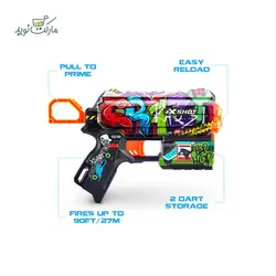تفنگ بازی ایکس شات گرافیتی مدل Flux سری Skins