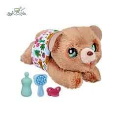عروسک خرس رباتیک مدل FurReal Newborns FurFluff