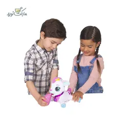 عروسک رباتیک مدل میلکی بچه بز سفید