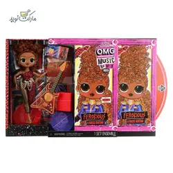عروسک LOL Surprise مدل Ferocious & Bass Guitar سری OMG Remix