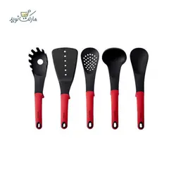 ست کفگیر و ملاقه کاراجا مدل Dave رنگ قرمز