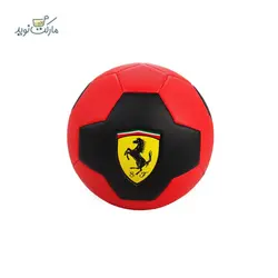 توپ فوتبال Ferrari رنگ قرمز مشکی