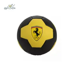 توپ فوتبال Ferrari رنگ مشکی زرد