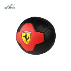 توپ فوتبال Ferrari رنگ مشکی قرمز