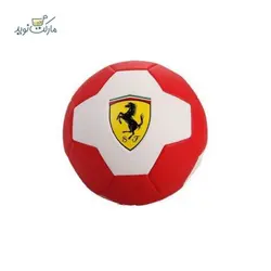 توپ فوتبال Ferrari رنگ سفید قرمز