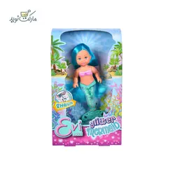 عروسک Evi Love مو آبی سری Glitter Mermaid