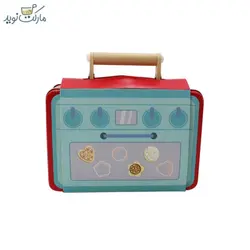 ست پیکاردو مدل شیرینی پزی چوبی با جعبه فلزی