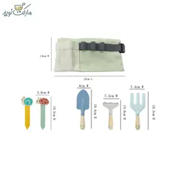 ست بازی پیکاردو مدل کمربند باغبانی آبی