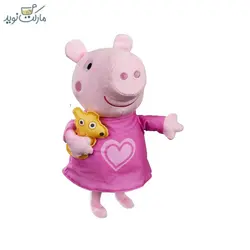 عروسک موزیکال و پولیشی Peppa Pig صورتی