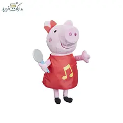 عروسک موزیکال و پولیشی Peppa Pig قرمز