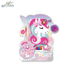 ست بازی دفترچه یادداشت یونیکورنی با اکسسوری