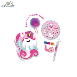 ست بازی دفترچه یادداشت یونیکورنی با اکسسوری
