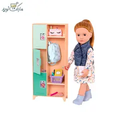 ست بازی کمد و قفسه مدرسه عروسک های OG