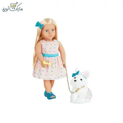 عروسک OG مدل Cadence قد ۴۶ سانتی با سگ