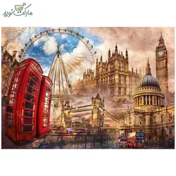 پازل کلمنتونی 1500 تکه مدل لندن قدیمی